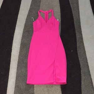 Gorgeous hot pink Lulus dress!